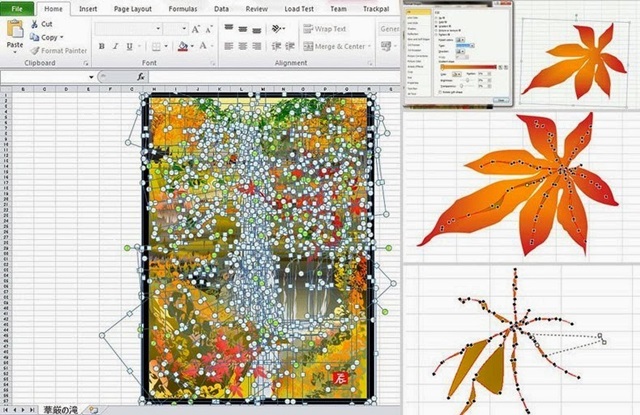 amazing art photos made in excel (5)