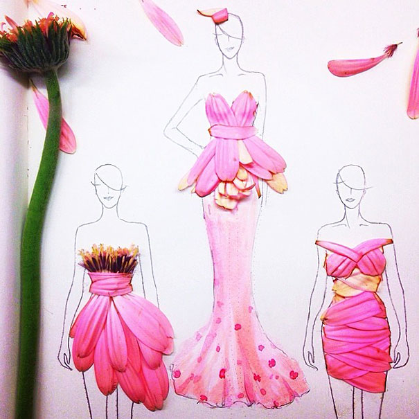 Clever_Fashion_Illustrations_With_Real_Flower_Petals